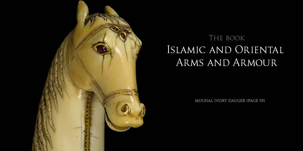 Page 39 Mughal ivory dagger from the book Islamic and Oriental Arms and Armour by Robert Hales