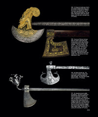 Page 303 - Chinese, Ottoman, Indian, Iranian Axe heads from the book - Islamic and Oriental Arms and Armour: A Lifetime’s Passion by Robert Hales