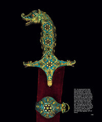 Page 169 - Indian sword shamshir, with Iranian watered steel blade from the book - Islamic and Oriental Arms and Armour: A Lifetime’s Passion by Robert Hales